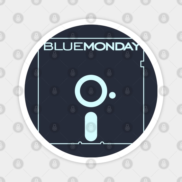 BLUE MONDAY Magnet by KIMIDIGI